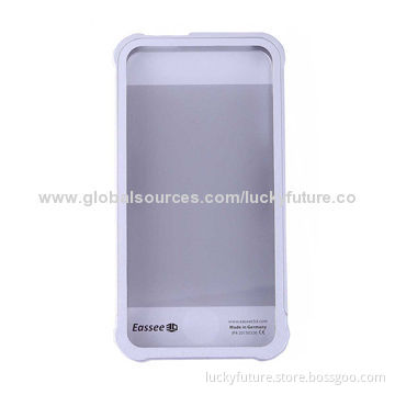 Eassee3D without Glasses Online/Offline Bumper, Made in Germany, for iPhone 5/5S, Black/Silver